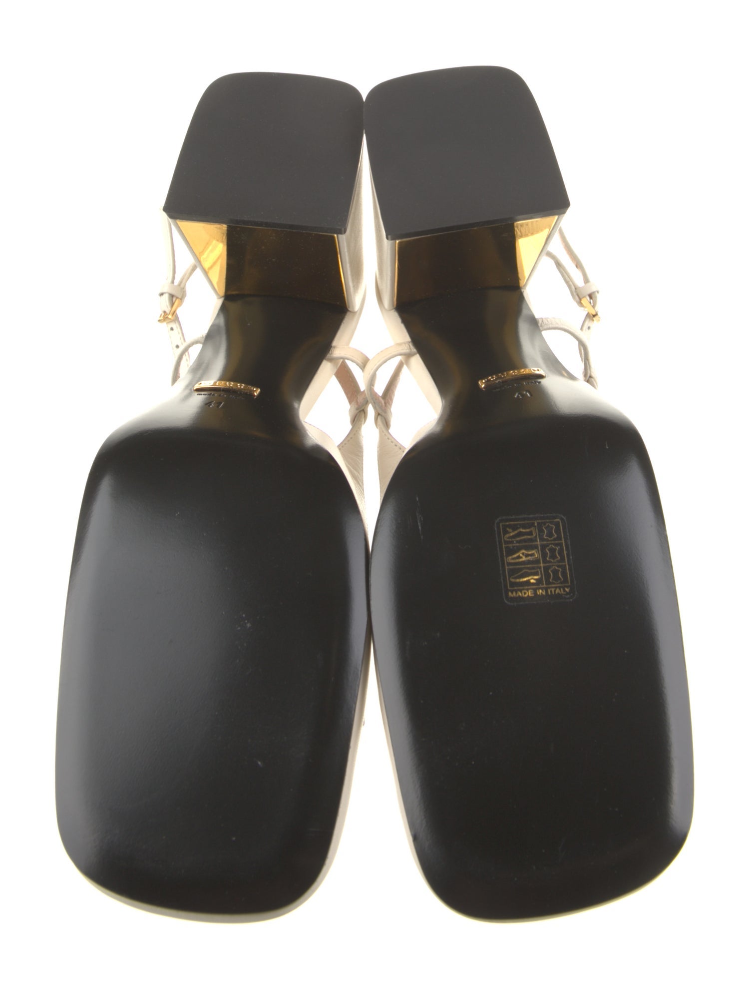 Gucci 1955 Horsebit Accent Leather Slingback Pumps